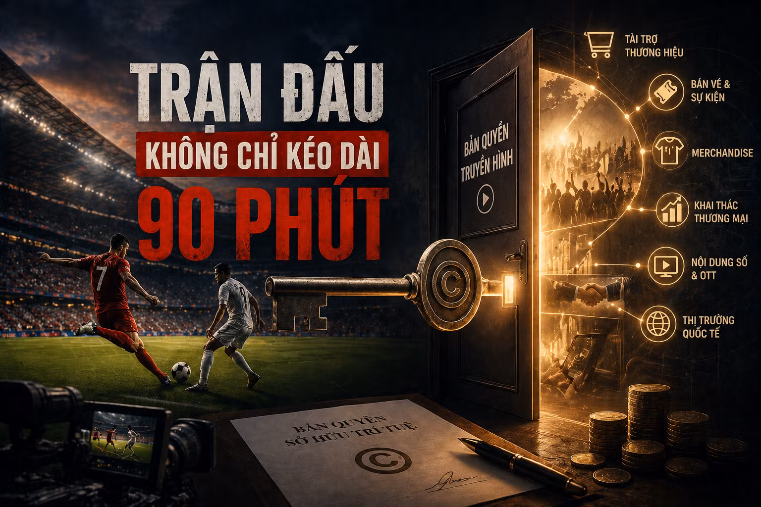 Bản quyền trong lĩnh vực thể thao: Bài 2 - Trận đấu không chỉ kéo dài 90 phút