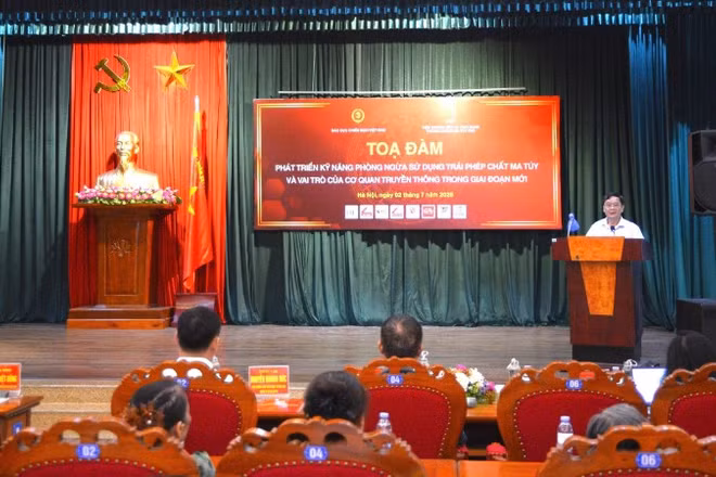 Tọa đàm “Phát triển kỹ năng phòng ngừa sử dụng trái phép chất ma túy và vai trò của cơ quan truyền thông trong giai đoạn mới".