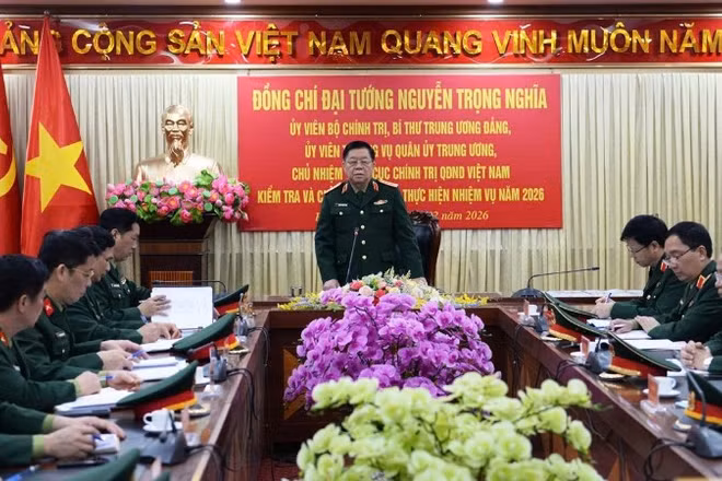 Quang cảnh buổi kiểm tra.