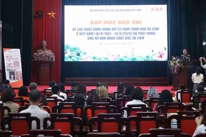 Buổi gặp mặt báo chí thông tin về các hoạt động trọng tâm năm 2026 vì nạn nhân chất độc da cam.