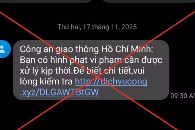 Ảnh minh họa: Tin nhắn mạo danh lừa đảo
