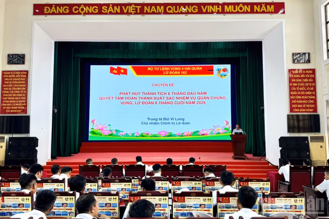 Quảng cảnh hội nghị. (Ảnh: TẤT THẮNG)