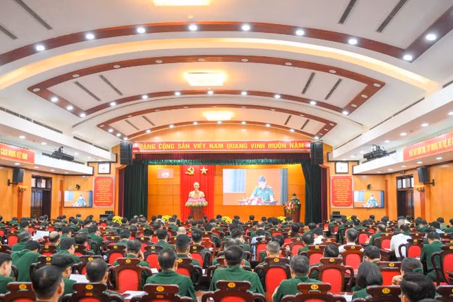 Toàn cảnh Hội nghị tổng kết phong trào "Dân vận khéo" giai đoạn 2021-2025.