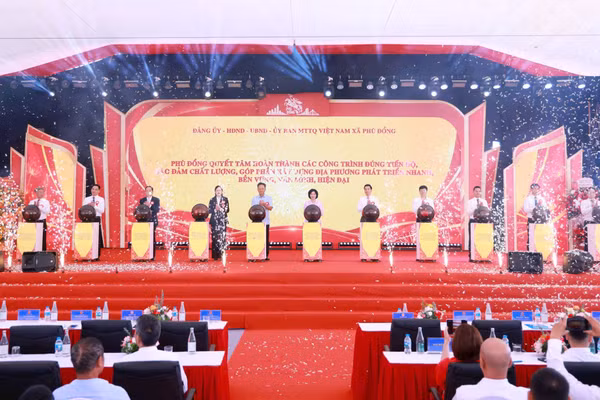 Hình ảnh tại lễ khởi công.