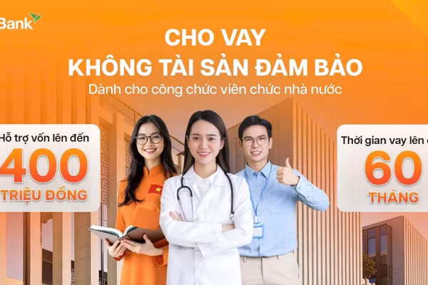Sản phẩm Cho vay không tài sản bảo đảm dành cho cán bộ, công chức, viên chức nhà nước của GPBank.