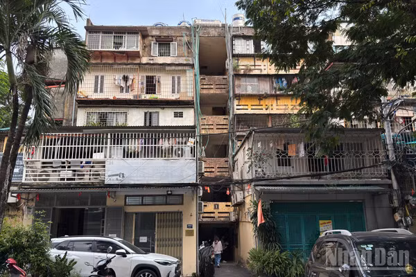 [Ảnh] Diện mạo Khu tập thể Thanh Xuân Bắc sau hơn 40 năm sử dụng