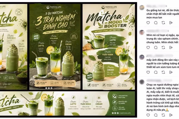 Nhiều khách hàng chia sẻ sẵn sàng bỏ qua trải nghiệm các hàng quán vì trông thấy quán sử dụng các thiết kế do AI tạo ra.