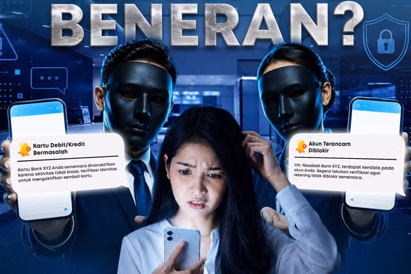Poster cảnh báo lừa đảo qua tin nhắn của OKJ.