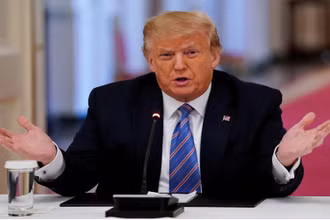 Tổng thống Donald Trump. (Ảnh: Reuters).