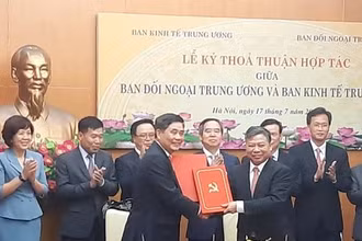 Ban Kinh tế T.Ư và Ban Đối ngoại T.Ư tăng cường phối hợp công tác.