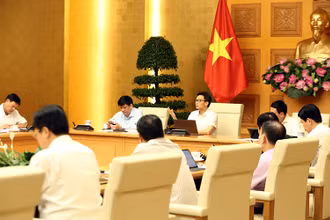 Phó Thủ tướng Vũ Đức Đam chủ trì cuộc họp. (Ảnh: VGP)