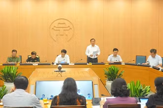 Quang cảnh buổi họp. (Ảnh: Nguyễn Hợp)