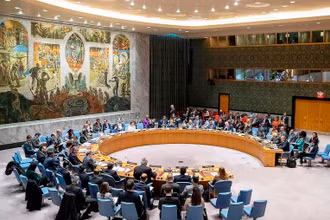 Cuộc họp của HĐBA LHQ về vấn đề Syria. (Nguồn ảnh: TASS)