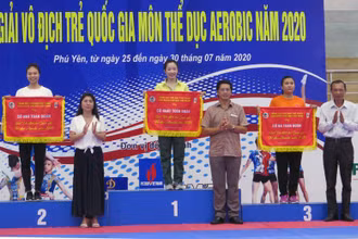 Bế mạc giải vô địch trẻ quốc gia môn thể dục Aerobic