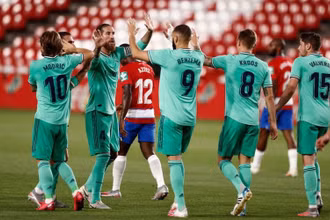 Real chỉ còn cách chức vô địch La Liga hai điểm nữa. (Ảnh: Real Madrid)