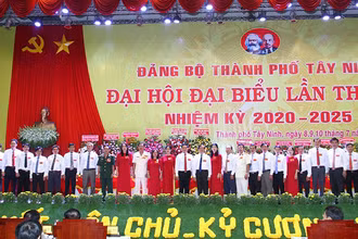 Hoàn thành đại hội điểm trên cơ sở của Tỉnh ủy Tây Ninh