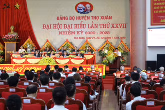 Đại hội đại biểu Đảng bộ huyện Thọ Xuân lần thứ XXVII.