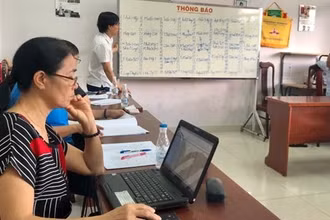 Buổi bốc thăm các nội dung thi đấu tại Giải vô địch bóng bàn toàn quốc Báo Nhân Dân lần thứ 38.