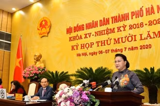 Chủ tịch QH Nguyễn Thị Kim Ngân phát biểu ý kiến chỉ đạo tại kỳ họp.