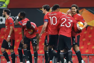 MU đã gần như nắm chắc tấm vé vào chơi trận chung kết. (Ảnh: UEFA Europa League)