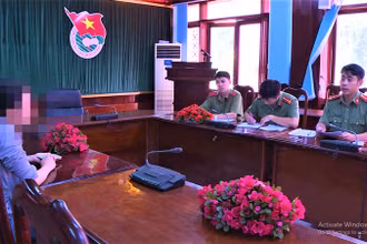 Phòng An ninh chính trị nội bộ, Công an tỉnh Đắk Lắk làm việc với bà Đ. T. T. D.