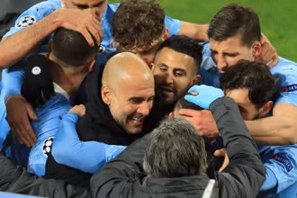22 năm sau khi phải chơi ở hạng 3, Man City hiện có mặt ở bán kết Champions League. (Ảnh: Getty Images) 