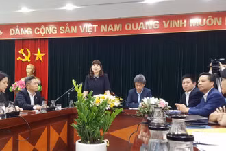 Quang cảnh buổi họp báo về Lễ hội du lịch và văn hoá ẩm thực Hà Nội 2021.