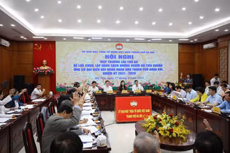  Hội nghị hiệp thương lần 3 do Ban Thường trực Ủy ban Mặt trận Tổ quốc Việt Nam TP Hà Nội tổ chức đã thống nhất, lựa chọn 160 người vào danh sách ứng cử đại biểu HĐND TP Hà Nội.