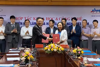 Viện Hàn lâm Khoa học và Công nghệ Việt Nam và Tập đoàn Kinh Bắc ký kết hợp tác.