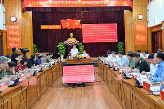 Đoàn công tác của Ủy ban Thường vụ Quốc hội làm việc với Ủy ban Bầu cử TP Đà Nẵng.
