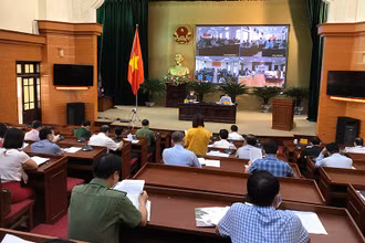 Ban Chỉ đạo Phòng, chống dịch Covid-19 tỉnh Hưng Yên họp trực tuyến bàn các biện pháp phòng, chống dịch Covid-19.