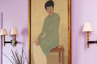 Bức chân dung trong phiên đấu giá. Ảnh: Sotheby's.