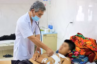 Bệnh nhân Đ.V.C. đã qua cơn nguy kịch, sức khỏe đã ổn định.