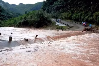 Cảnh báo lũ quét, sạt lở đất ở các tỉnh vùng núi Bắc Bộ. (Ảnh minh họa)