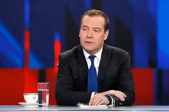Ông Dmitry Medvedev tiếp tục giữ chức Chủ tịch đảng UR với nhiệm kỳ 5 năm. (Ảnh: AFP/TTXVN)