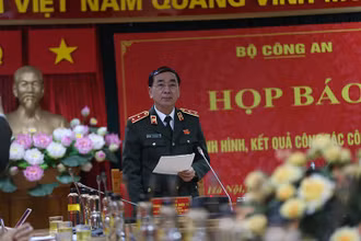 Lãnh đạo Bộ Công an thông tin một số vấn đề các cơ quan báo chí quan tâm.