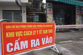 Phường Hoà Khánh Nam, quận Liên Chiểu là một trong hai điểm nóng ghi nhận nhiều ca mắc Covid-19 trong cộng đồng.