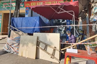 Phong tỏa 2 thôn thuộc xã Đông Hợp, Đông Hưng, tỉnh Thái Bình.