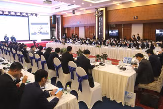 Quang cảnh Hội nghị xúc tiến đầu tư các doanh nghiệp Nhật Bản vào tỉnh Quảng Ninh năm 2021.