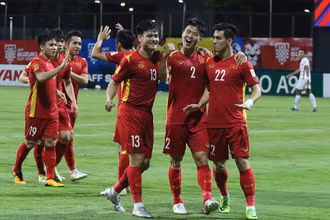 Đội tuyển Việt Nam đã sẵn sàng trước thử thách cực đại vào tối nay, tại Kallang. (Ảnh: VFF)