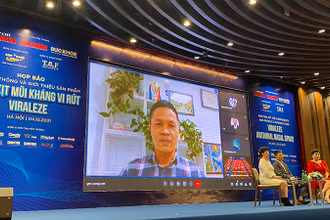 Bác sĩ Vũ Quang Hưng, Viện Huyết học-Truyền máu Trung ương trả lời tại họp báo