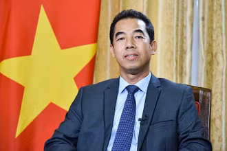 Thứ trưởng Ngoại giao Tô Anh Dũng. (Ảnh: Nguyễn Hồng/Báo Thế giới và Việt Nam)