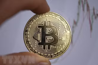 Đồng tiền điện tử Bitcoin. (Ảnh: AFP/TTXVN)