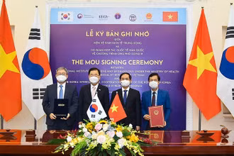 Việt Nam và Hàn Quốc thúc đẩy hợp tác ứng phó dịch Covid-19.