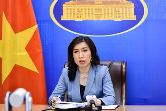Người phát ngôn Bộ Ngoại giao Lê Thị Thu Hằng.