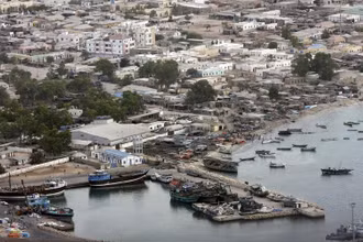 Thị trấn cảng Bossaso, miền bắc Somalia. (Ảnh: Reuters)
