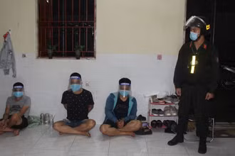 Công an thành phố Biên Hòa (Đồng Nai) bắt giữ nhóm đối tượng tại phường Tam Phước.