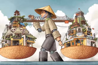 Tác phẩm đoạt giải nhất của tác giả Đặng Thái Tuấn. (Ảnh: UNESCO Việt Nam)