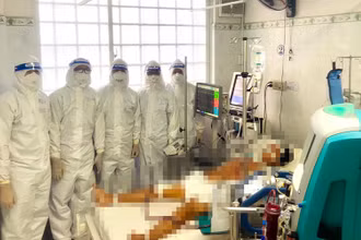 Bệnh nhân được can thiệp ECMO thành công và đang có tín hiệu hồi phục từng ngày.