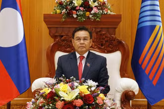 Chủ tịch Quốc hội Lào Saysomphone Phomvihane. (Ảnh: Vietnam+)
